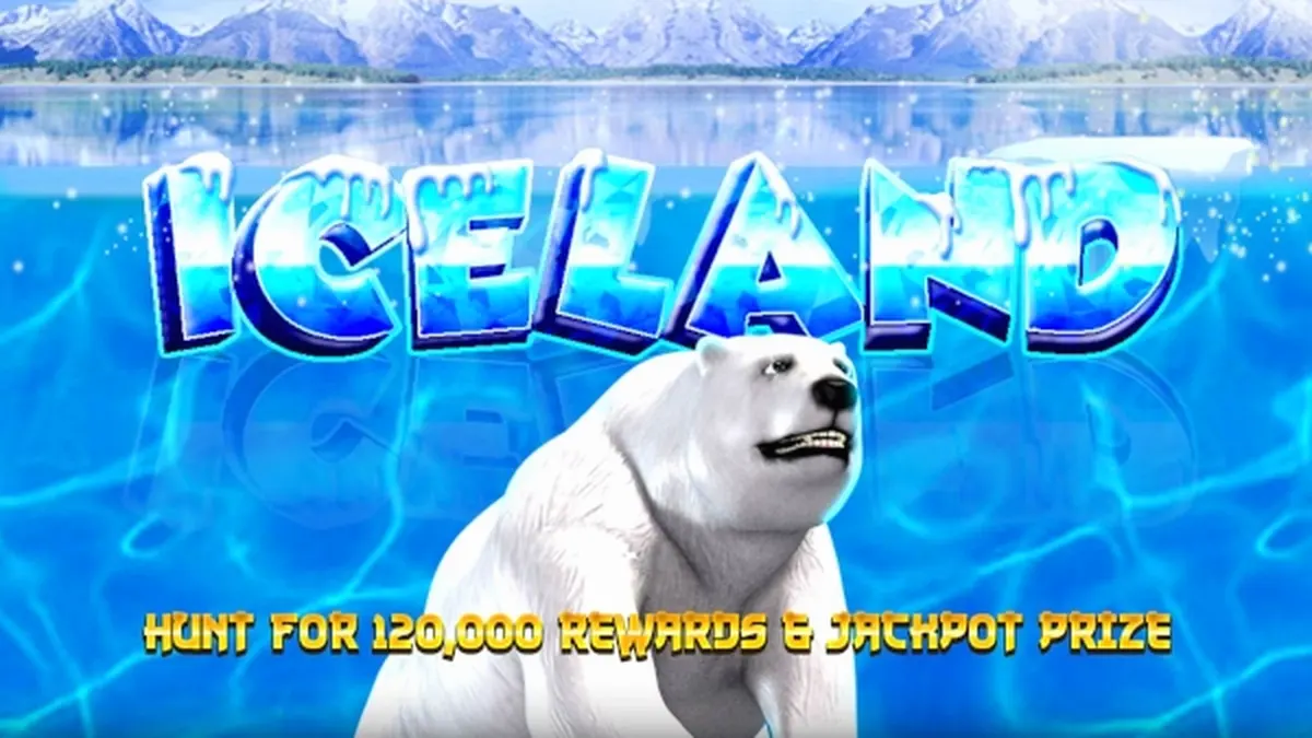 Interface de jogo do slot Iceland com tema nórdico